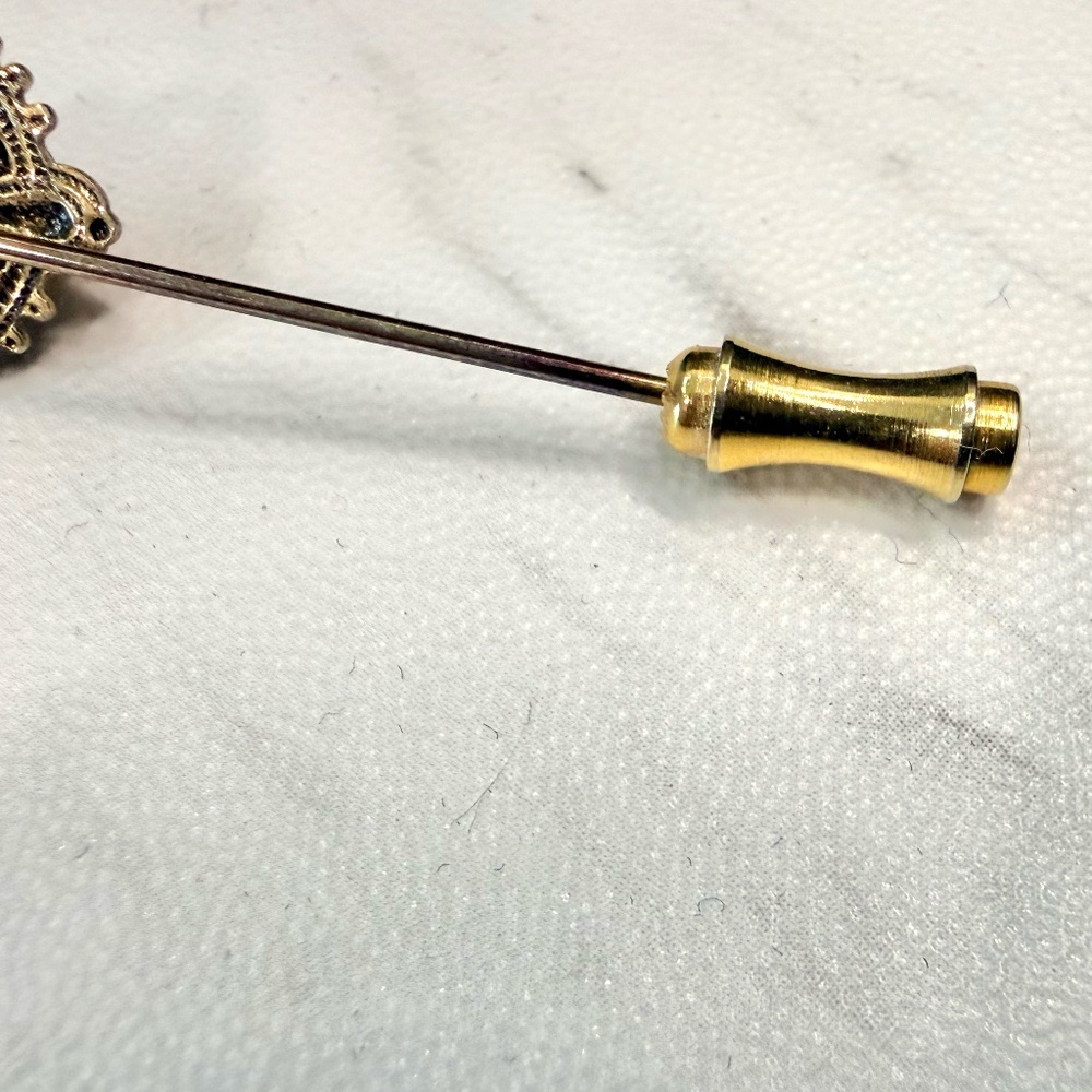 Vintage Victorian Style Cameo Stick Pin - Picture 6 of 8